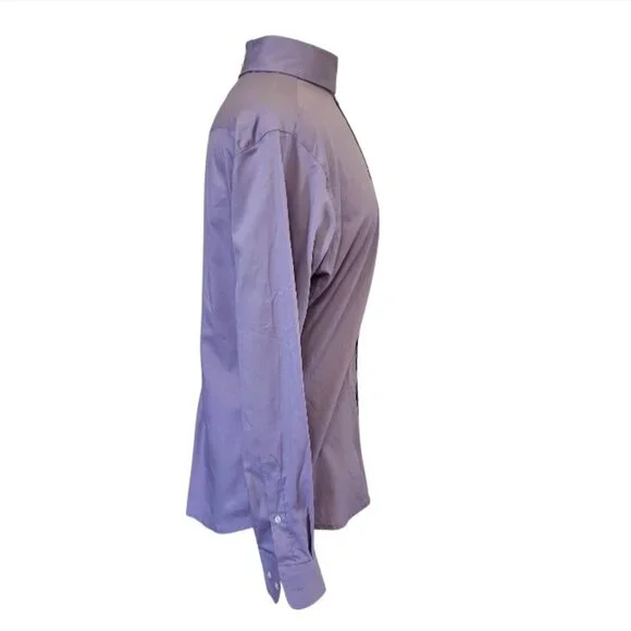 R.J. Classics Women's Lilac Purple Long Sleeve Hunter Show Shirt & Collar 44/10 - Picture 5 of 9